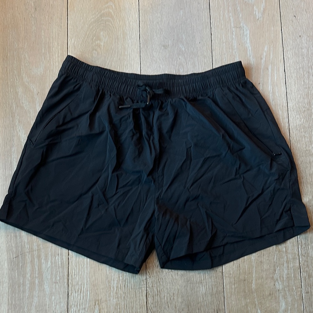 Fashion Nova Black Athletic Shorts for Men